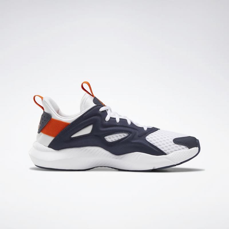 Adidasi Alergare Reebok Sole Fury Adapt Barbati Albi/Bleumarin Romania RW3439JB